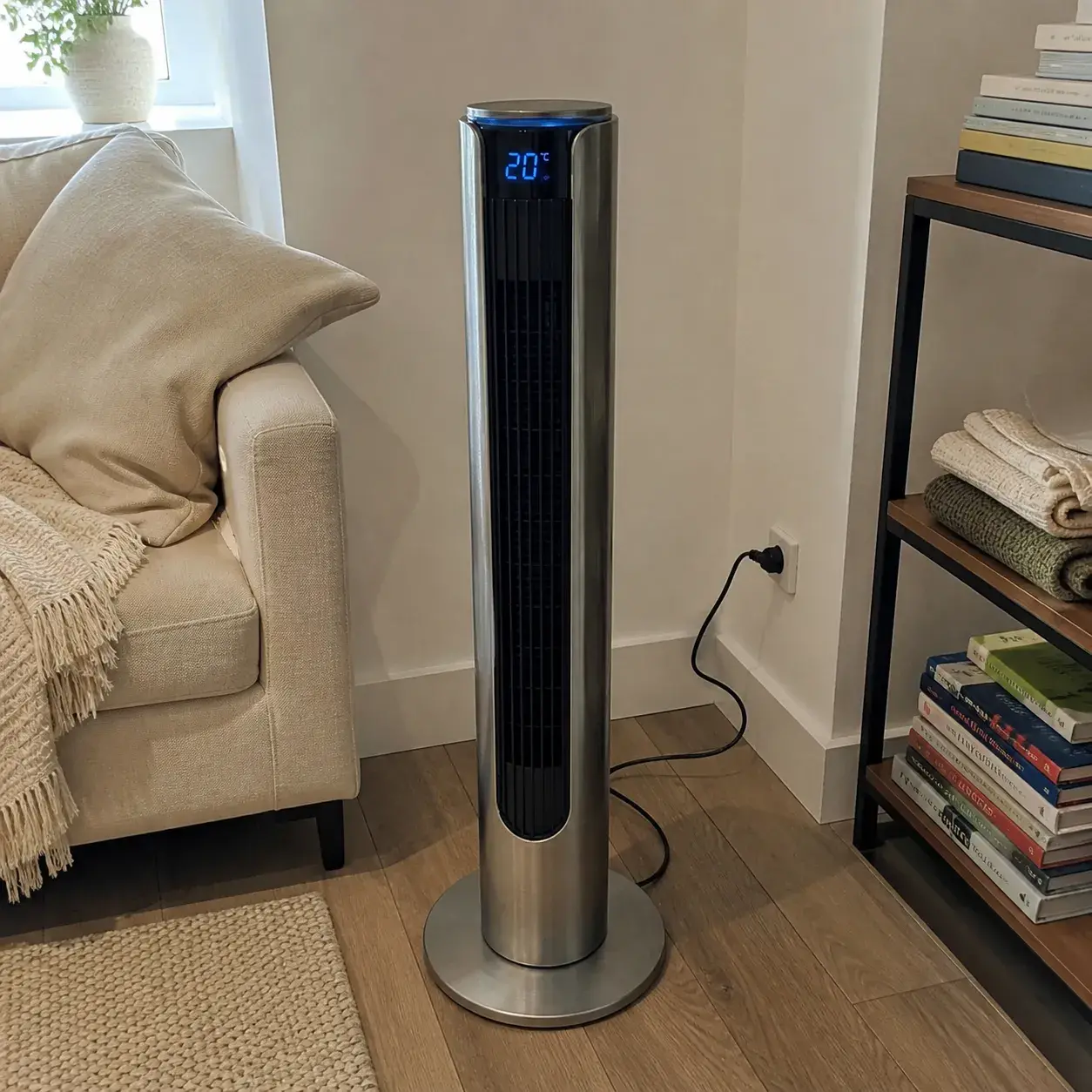 Cliente mueve el climatizador entre habitaciones